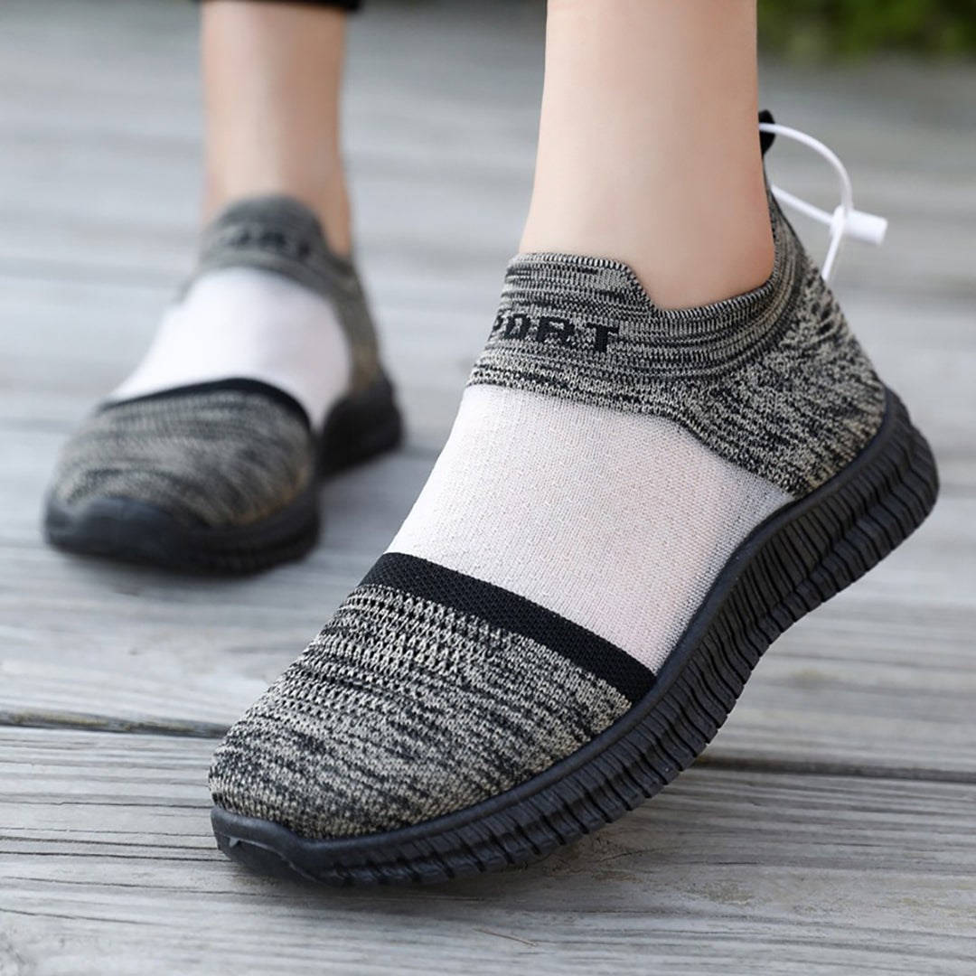 Barfußgefühl-Bewegungsschuhe: Atmungsaktiv, Gestricktes Netz, Weichsohle