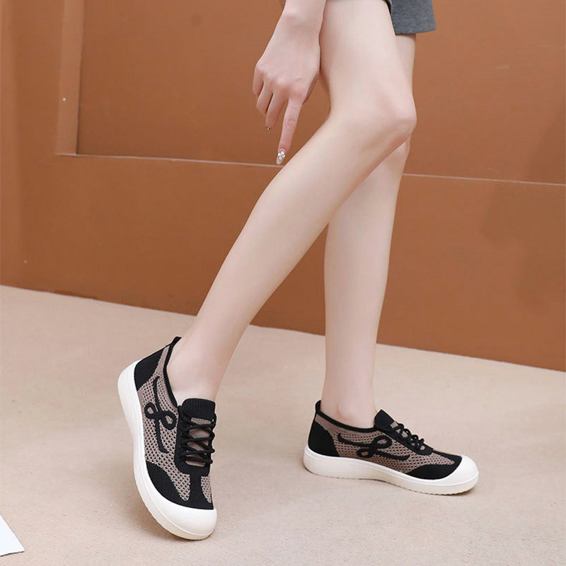Mode-vorausAtmungsaktive Rundspitz-Schuhe mit Mesh-Obermaterial