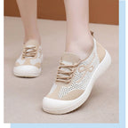 Mode-vorausAtmungsaktive Rundspitz-Schuhe mit Mesh-Obermaterial