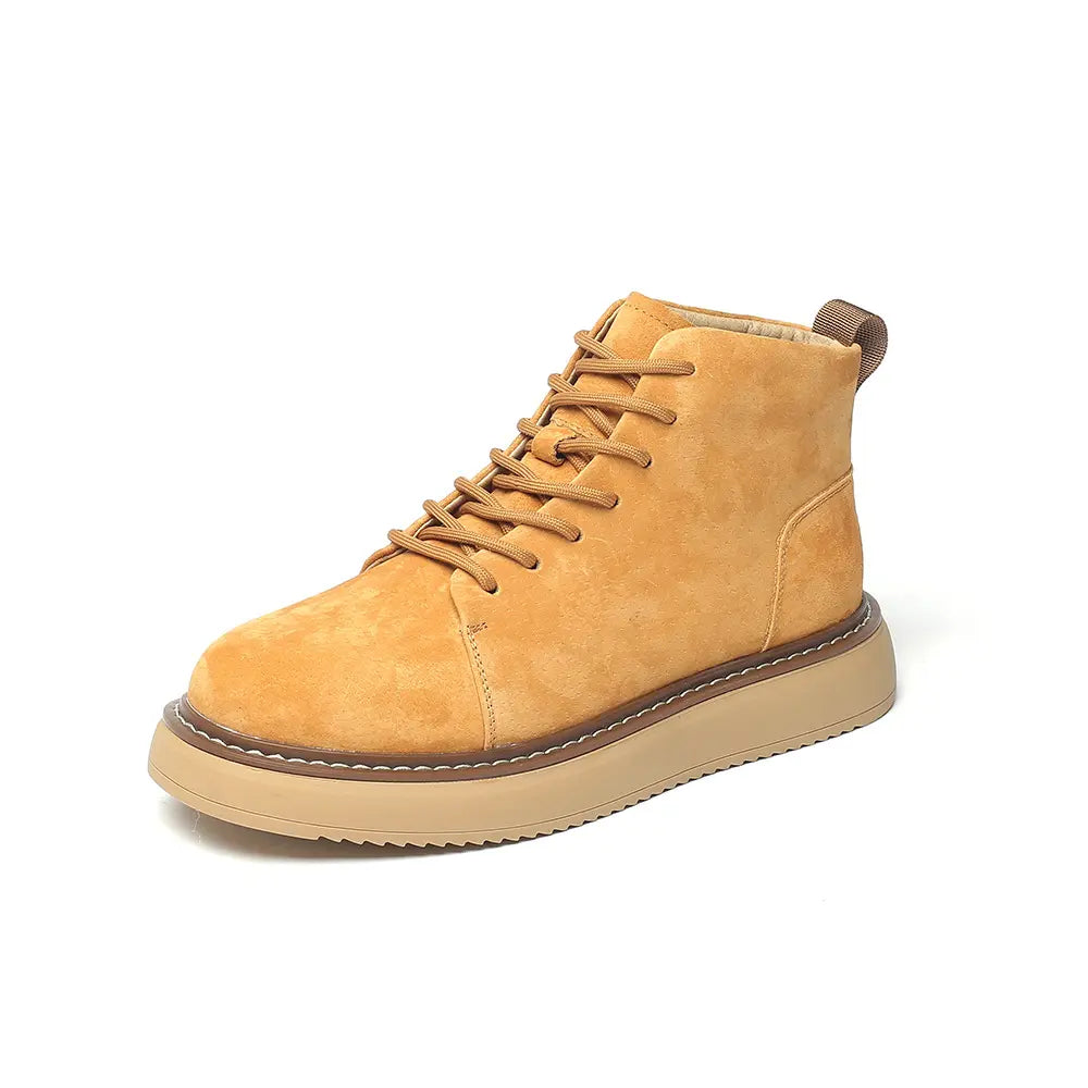 Herren-Wüstenstiefel 2025 – Leder, High-Top, Britischer Stil