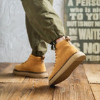 Herren-Wüstenstiefel 2025 – Leder, High-Top, Britischer Stil