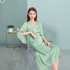 DINADD® Mit unregelmäßiger Avantgarde-Silhouette Anmutiges Freizeitkleid