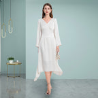 DINADD® Mit unregelmäßiger Avantgarde-Silhouette Anmutiges Freizeitkleid