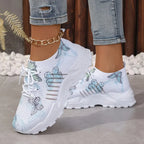 Damenschuhe mit Schmetterlingsmuster