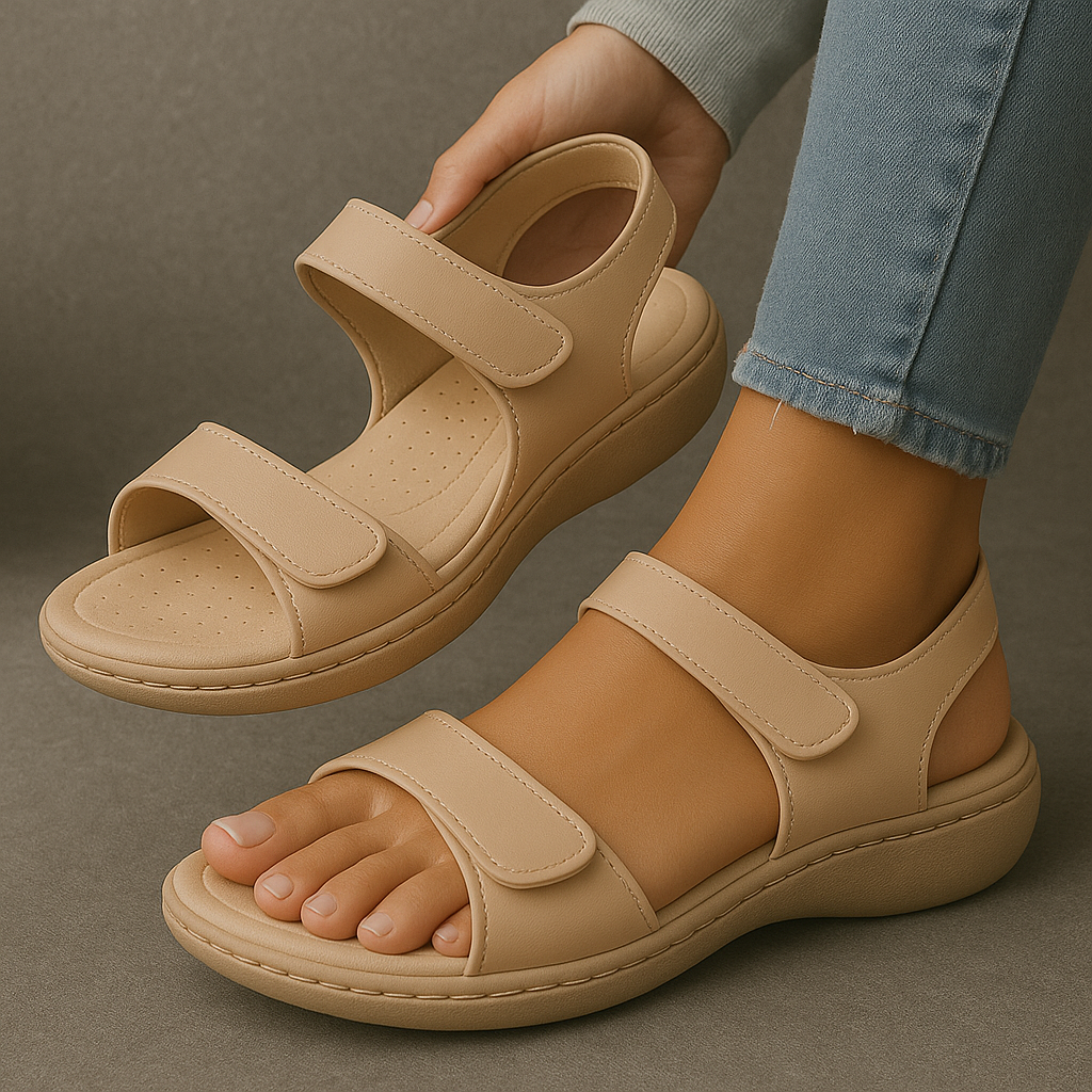 EMMA Keilsandalen – Halt und Komfort für Ihre Füße – Orthopädisches Premium-Design
