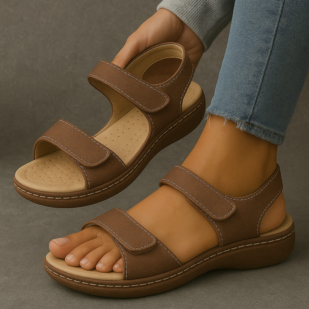 EMMA Keilsandalen – Halt und Komfort für Ihre Füße – Orthopädisches Premium-Design