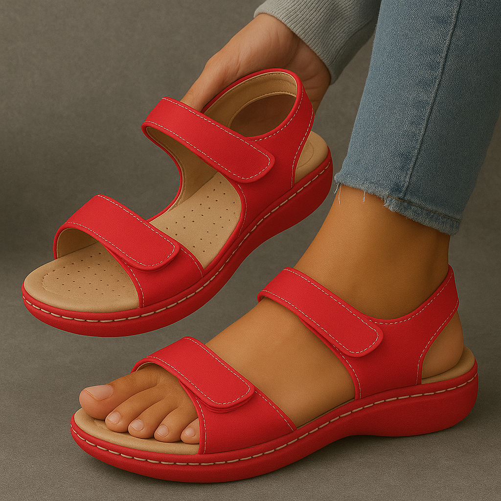 EMMA Keilsandalen – Halt und Komfort für Ihre Füße – Orthopädisches Premium-Design