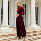 Samt-Langkleid | Zeitlose Eleganz neu interpretiert