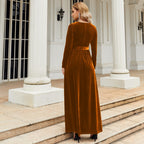 Samt-Langkleid | Zeitlose Eleganz neu interpretiert