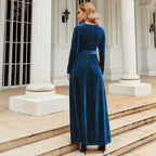Samt-Langkleid | Zeitlose Eleganz neu interpretiert