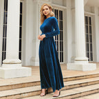 Samt-Langkleid | Zeitlose Eleganz neu interpretiert