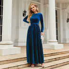 Samt-Langkleid | Zeitlose Eleganz neu interpretiert