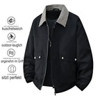 Kontrast-Farben Karo-Jacke Herren mit Klappenkragen | Utility-Stil | Neuheit Herbst/Winter
