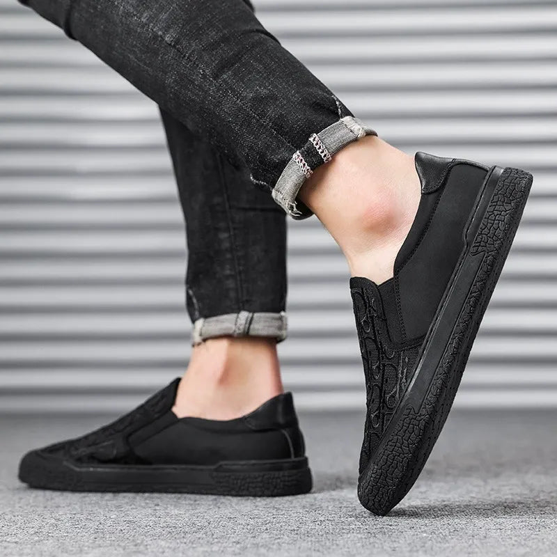 Luftige Premium-Segeltuchschuhe: Einfach reinschlüpfen!