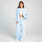 Sanfte Note - Freizeit-Sportset (Jacke + Weite Hose)
