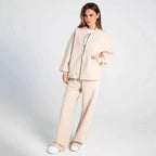 Sanfte Note - Freizeit-Sportset (Jacke + Weite Hose)