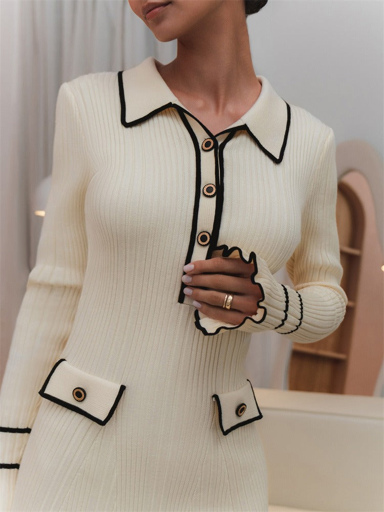 Chanel-Stil Strickkleid | Zeitlose Eleganz neu interpretiert