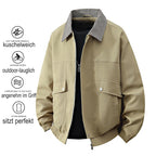 Kontrast-Farben Karo-Jacke Herren mit Klappenkragen | Utility-Stil | Neuheit Herbst/Winter