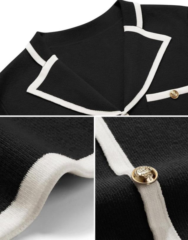 Strickkleid im Chanel-Style | Zeitlose Eleganz für den Alltag