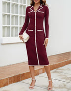 Strickkleid im Chanel-Style | Zeitlose Eleganz für den Alltag