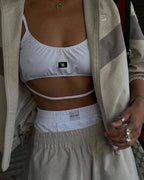 Farbkontrast-Sportset (Langarm-Jacket &amp; Weite Hose)