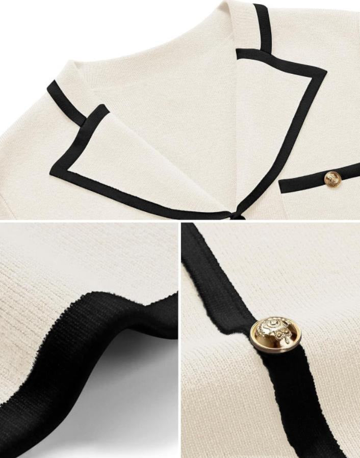 Strickkleid im Chanel-Style | Zeitlose Eleganz für den Alltag
