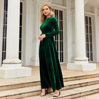 Samt-Langkleid | Zeitlose Eleganz neu interpretiert