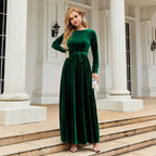 Samt-Langkleid | Zeitlose Eleganz neu interpretiert