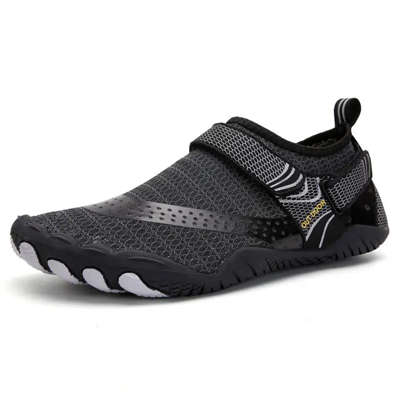 Stylish Blue and Black Water Shoes for Beach and Pool