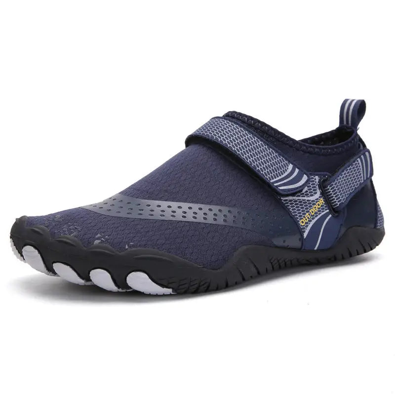 Stylish Blue and Black Water Shoes for Beach and Pool