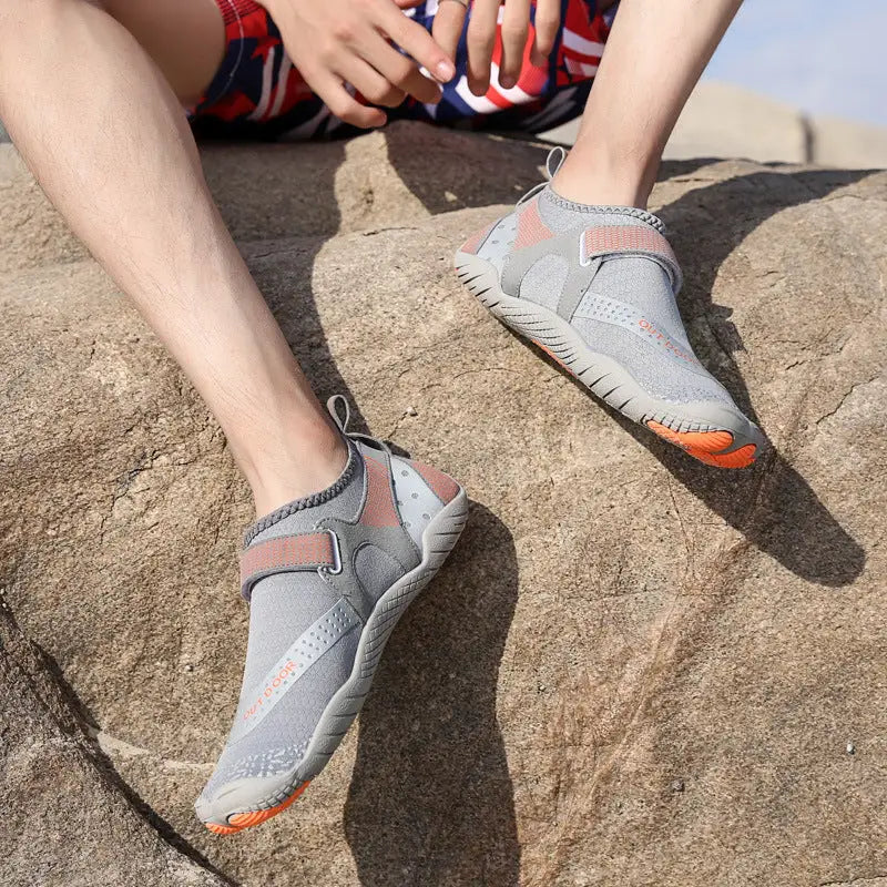 Stylish Blue and Black Water Shoes for Beach and Pool
